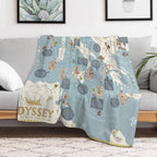 Odyssey A Map of Myth And Legend Versatility Throw Blanket