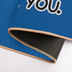 Black Cat Says No Thank You  Anti-Trip Bath Mat