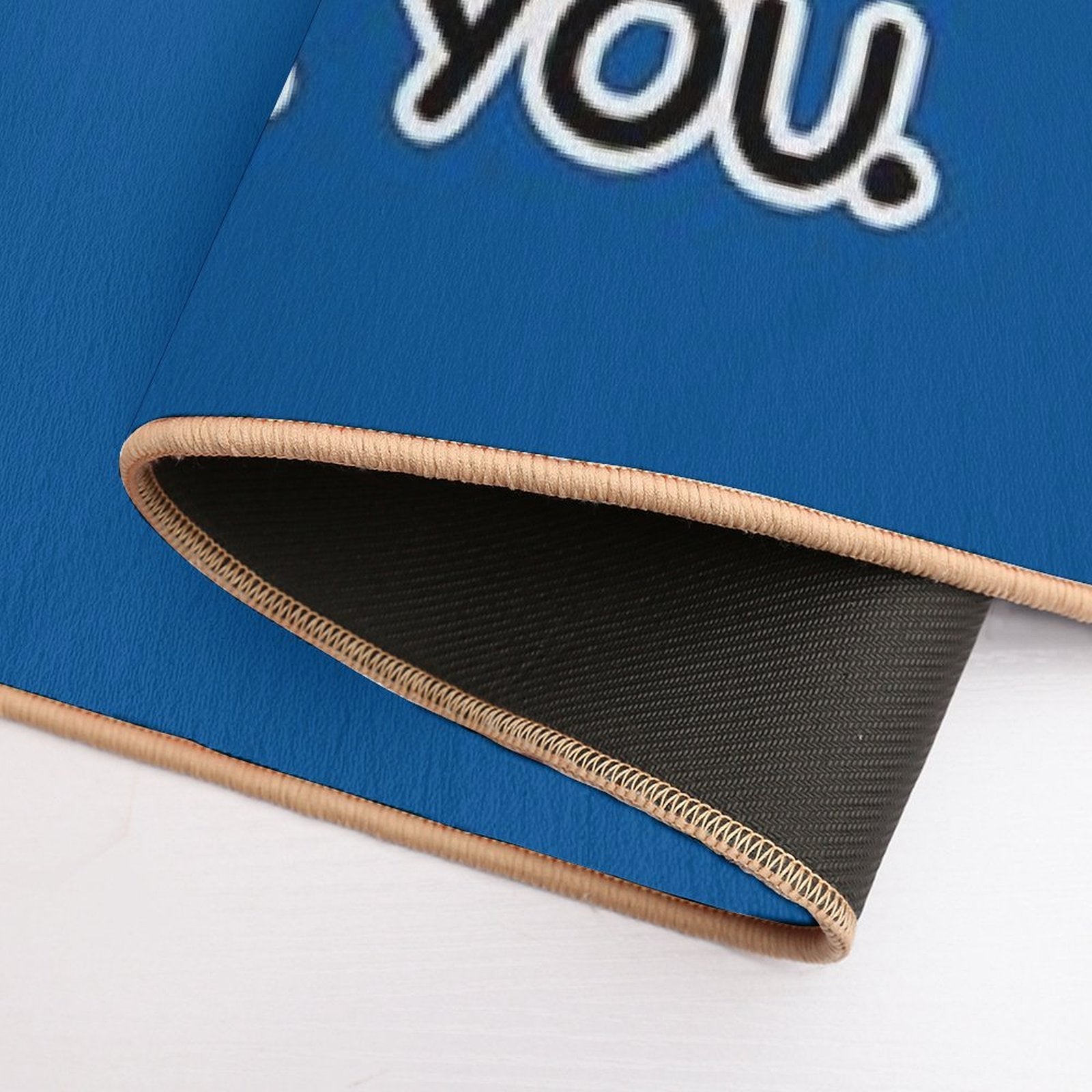 Black Cat Says No Thank You  Anti-Trip Bath Mat