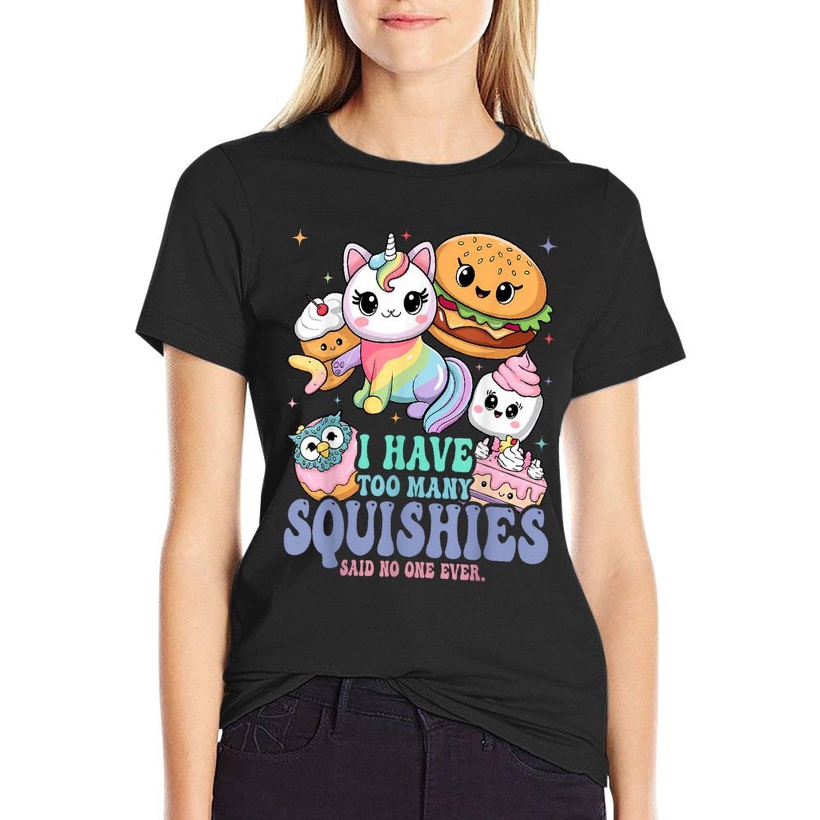 I Have Too Many Squishies Funny Cute Squishy  Tagless Design T-Shirt