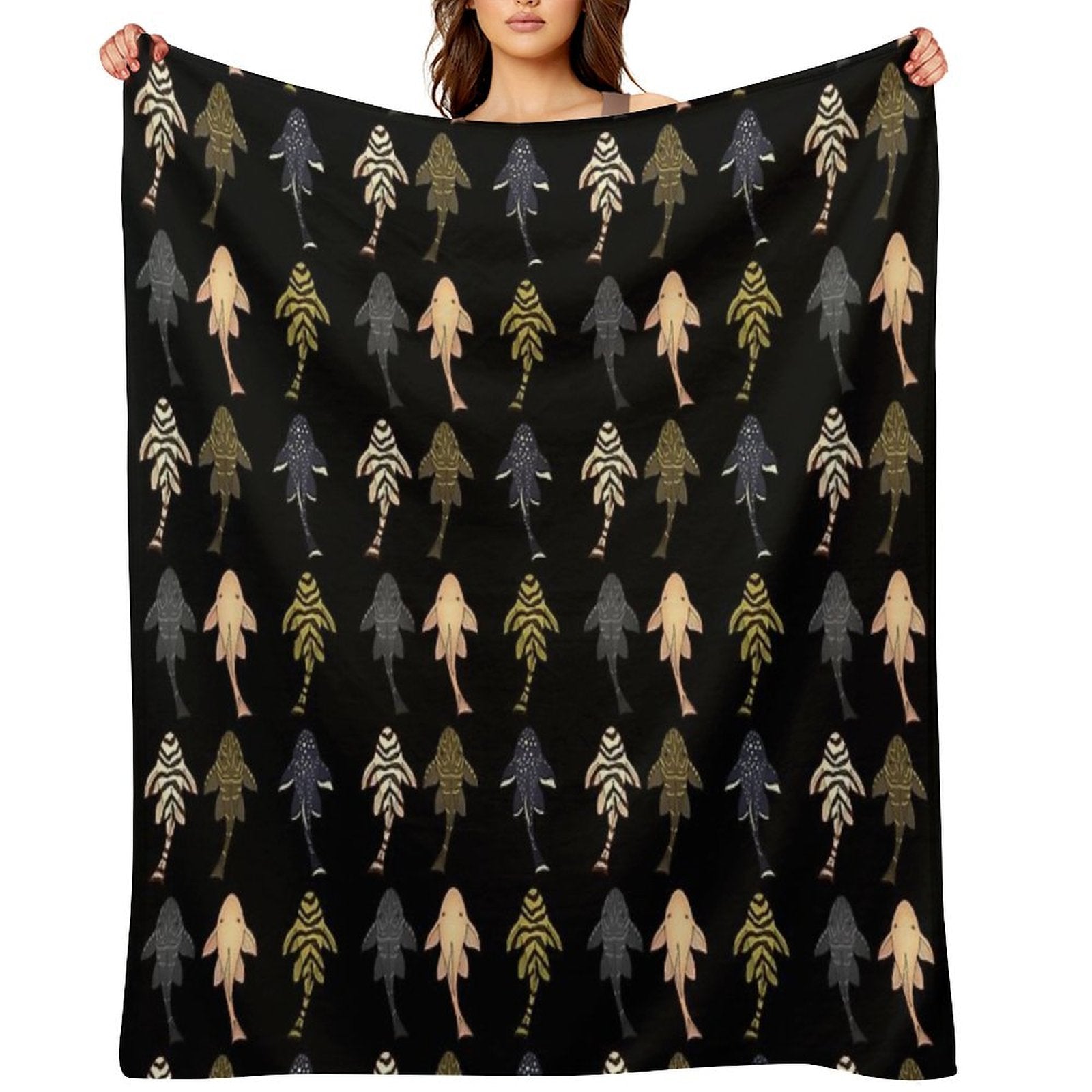 Plecos Sustainable Throw Blanket