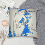 Jean Cocteau Artwork Soft Home Decor Throw Pillow