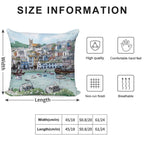 In with The Catch - Brixham, Devon Soft Luxury Feel Throw Pillow