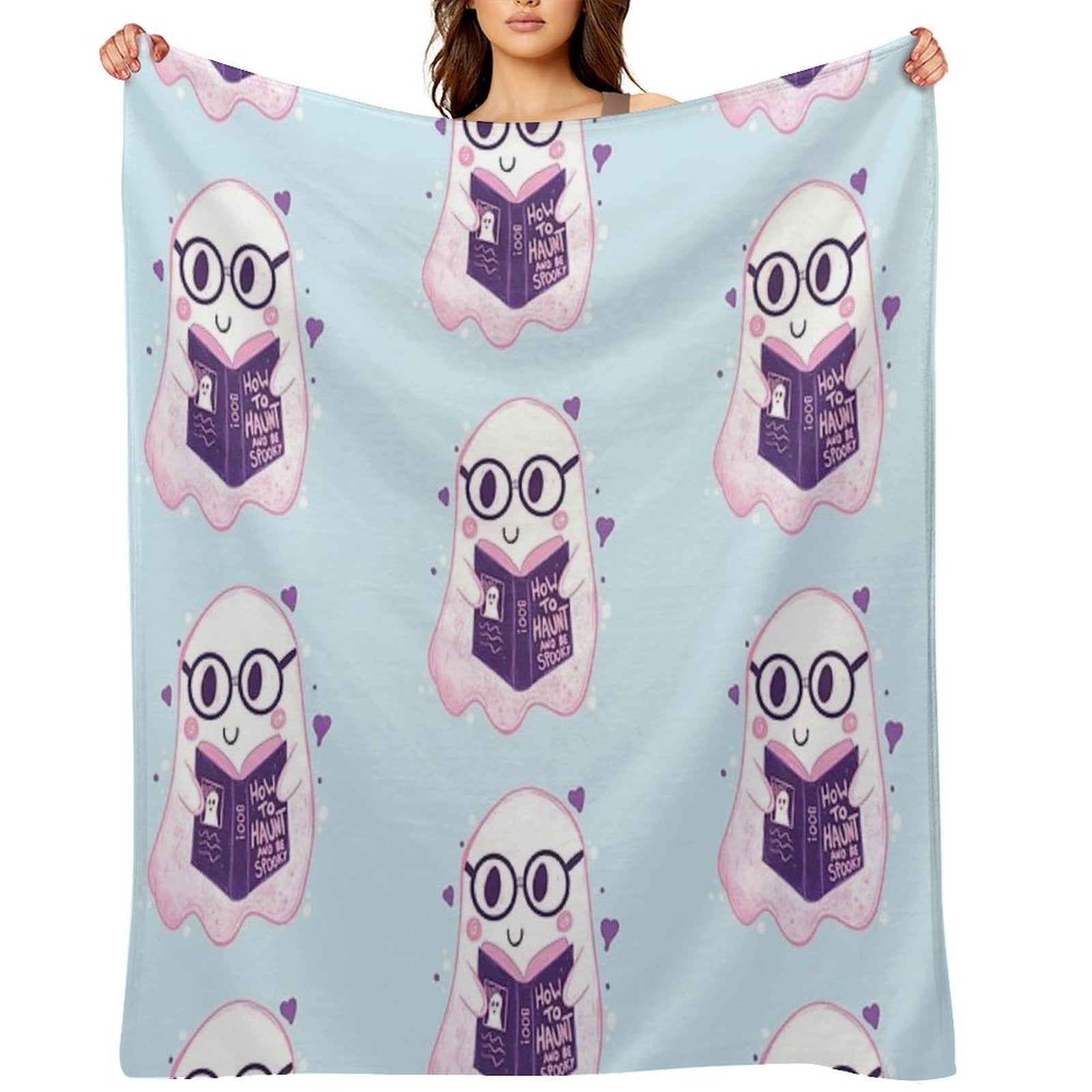 How to Haunt Ghost Wrinkle-free Throw Blanket