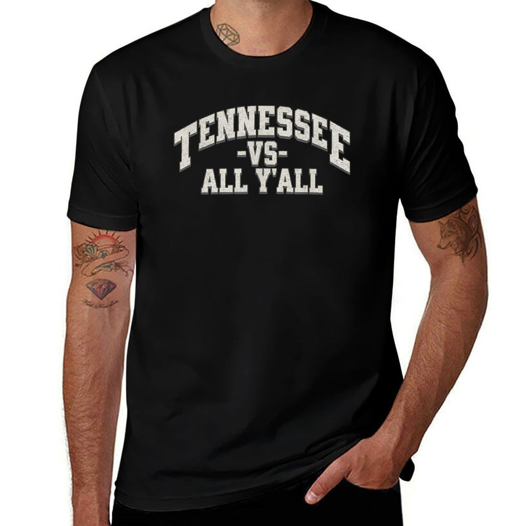 Funny Tennessee -vs- All Yall, Knoxville TN Orange  Breathable T-Shirt