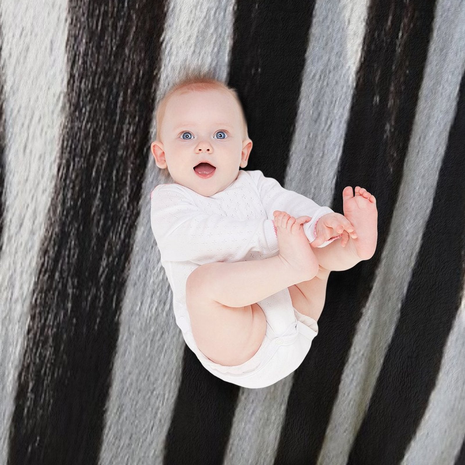 Zebra Premium Throw Blanket