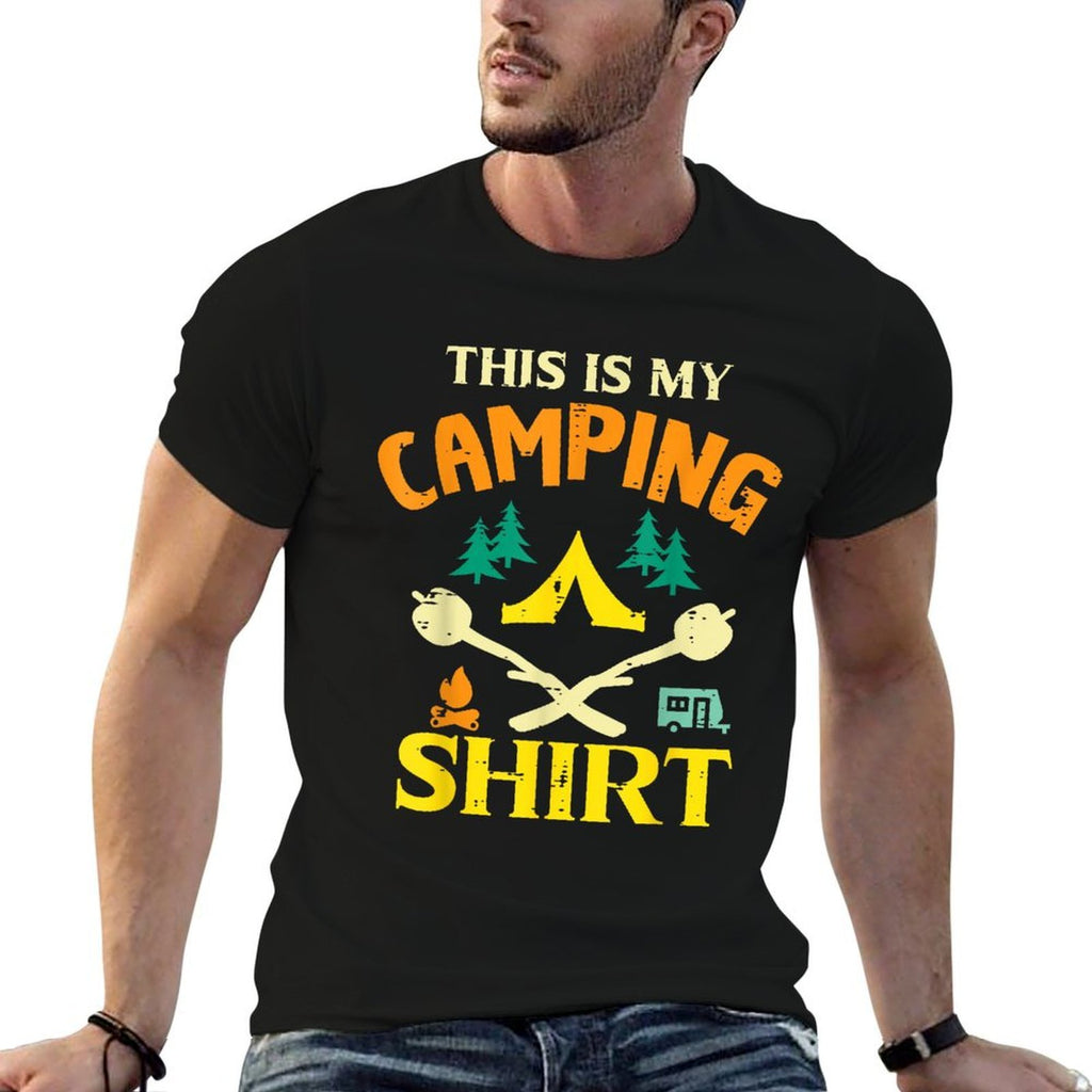 This Is My Camping Funny Men Women Kids Boys Girls  Moisture-wicking T-Shirt