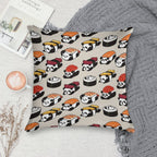 Sushi Panda Soft Gift Ready Throw Pillow
