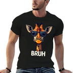 Funny Giraffe Meme BRUHnager Kids Men Women Graphic  Versatile T-Shirt