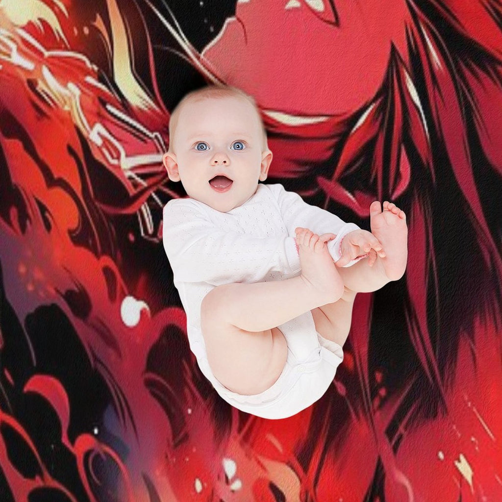 Axel Graffiti Machine-washable Throw Blanket