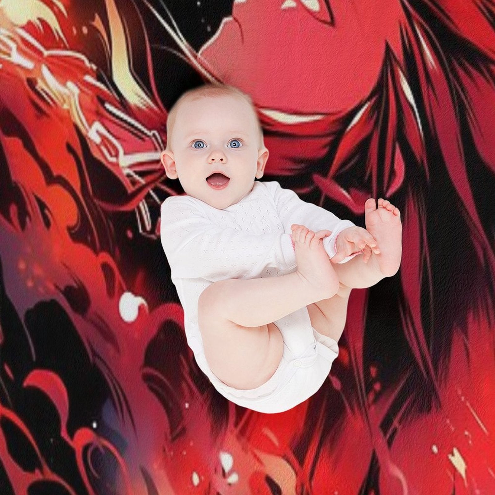 Axel Graffiti Machine-washable Throw Blanket