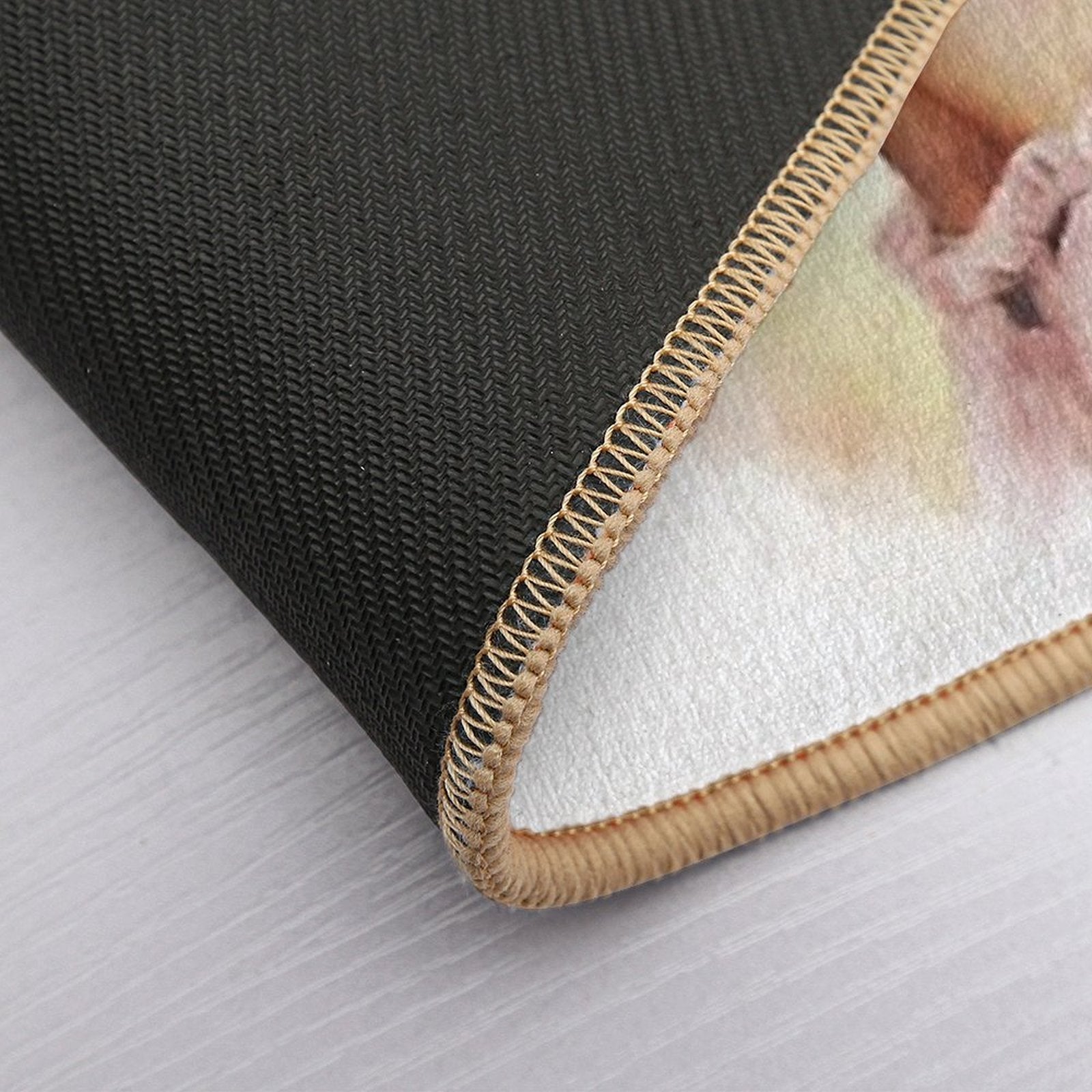 Vintage Rita Hayworth Painting  Repositionable Bath Mat