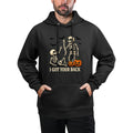 Funny Skeleton Halloween, Bone I Got Your Back Shape Retention Hoodie