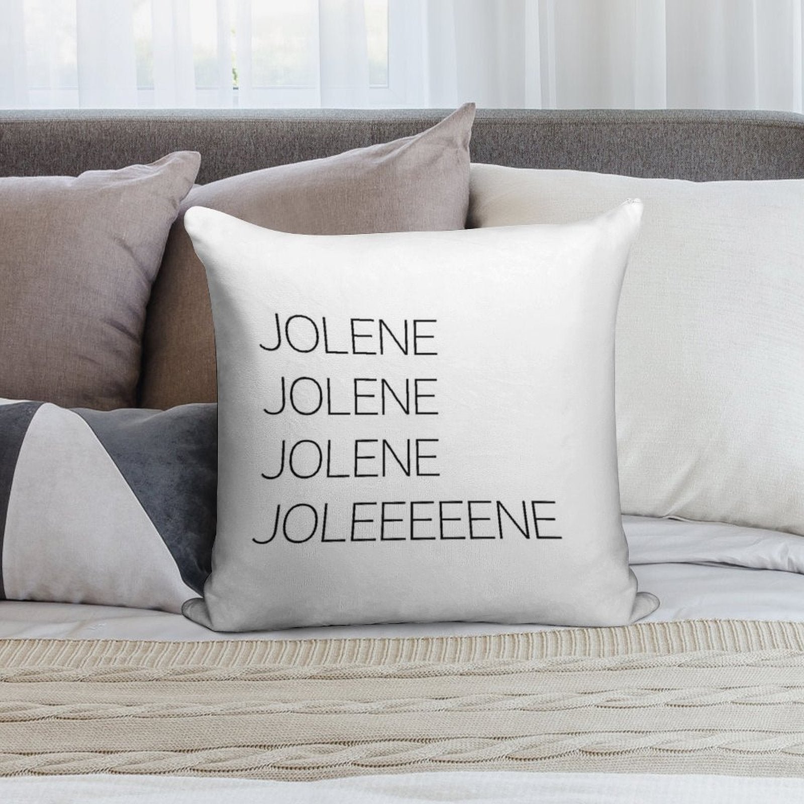 Jolene Soft Skin-Friendly Throw Pillow