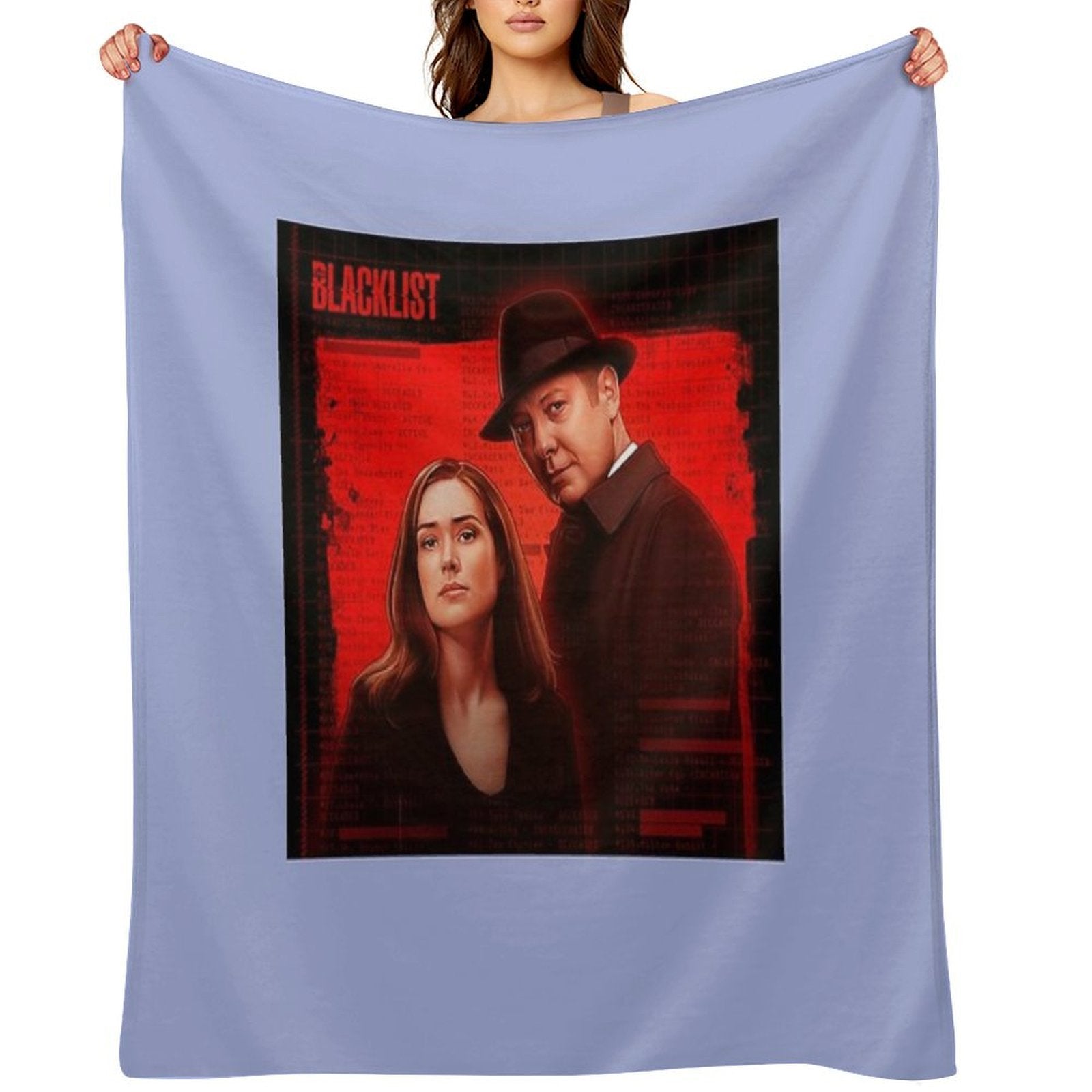 The Blacklist Raymond Red Reddington  Elizabeth Keen Premium Throw Blanket