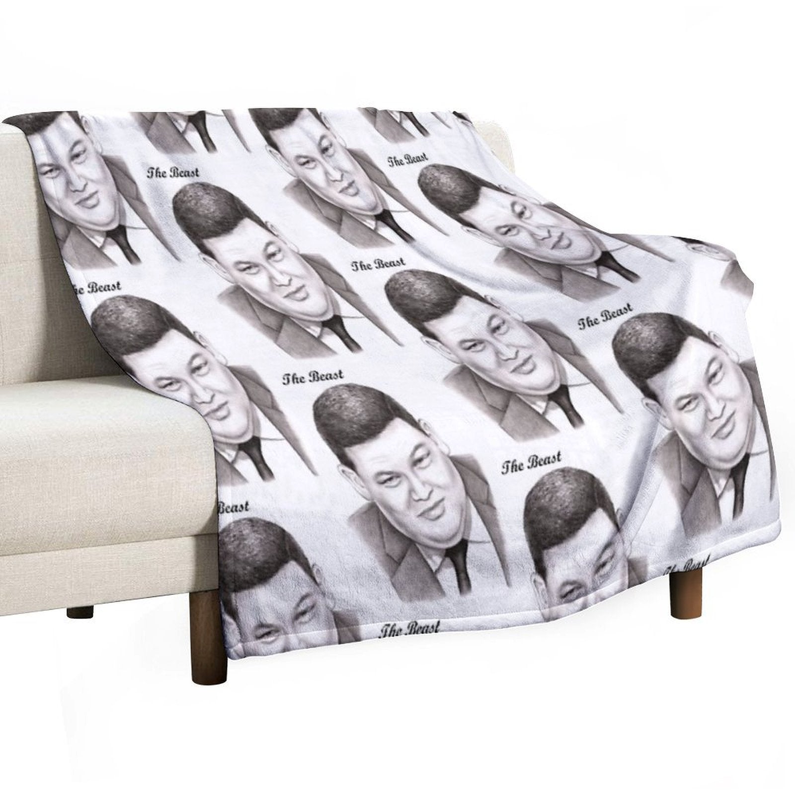The Beast Wrinkle-free Throw Blanket