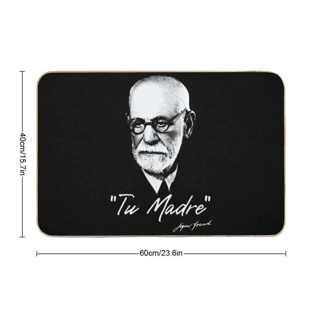 Sigmund Freud  Slip-Resistant Bath Mat
