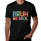 Bruh We Back Para Paraprofessional Funny School  Eco-friendly Material T-Shirt