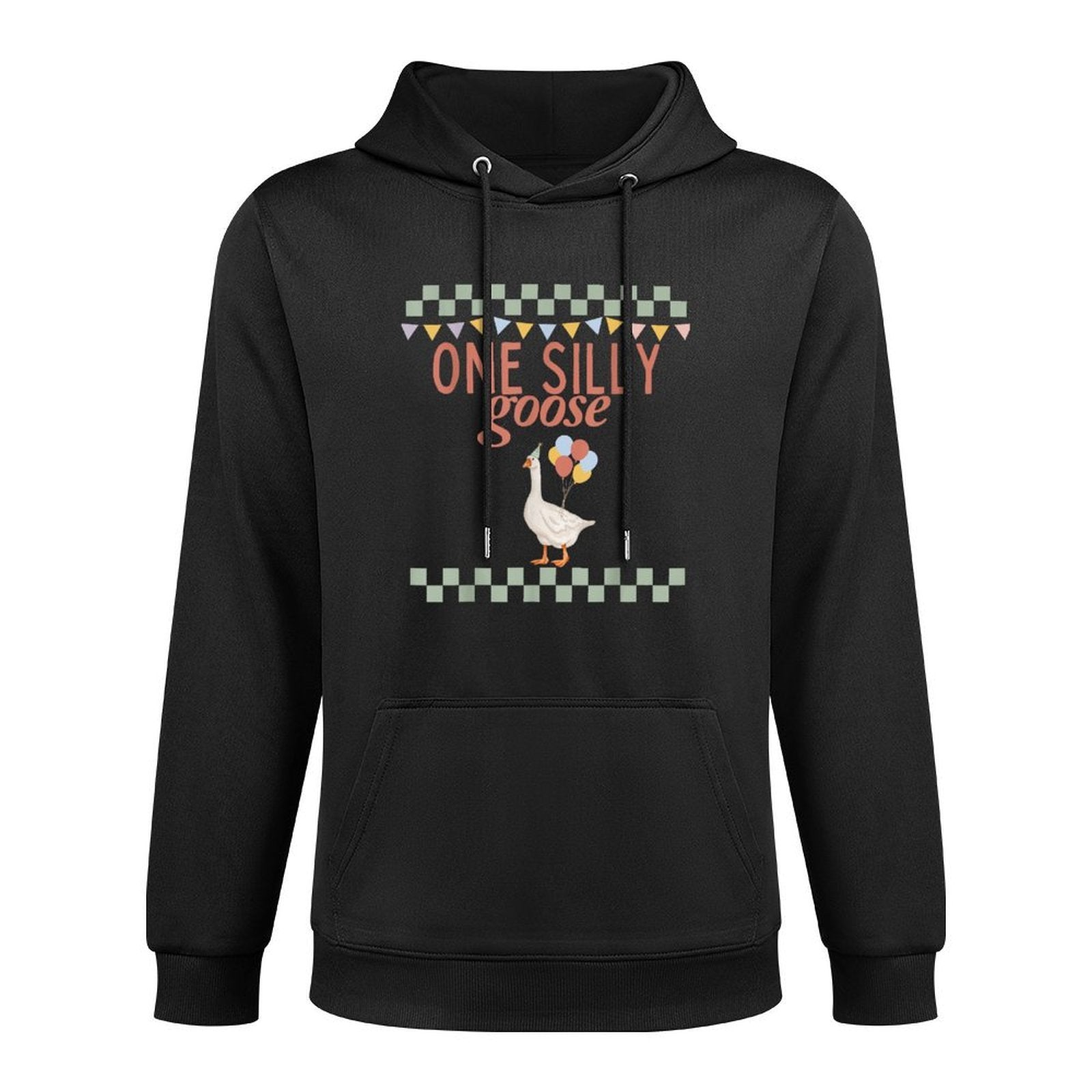 One Silly Goose First Birthday Matching Cake Smash Moisture-Wicking Hoodie