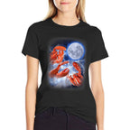 Three Lobster Moon - 3 Crustaceans Sea Lover Parody  Graphic-printed T-Shirt