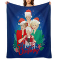 Christmas Girls! Machine-washable Throw Blanket