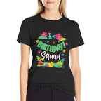 Funny Hawaii Birthday Squad Party Aloha Hawaiian Family  Affordable Price T-Shirt