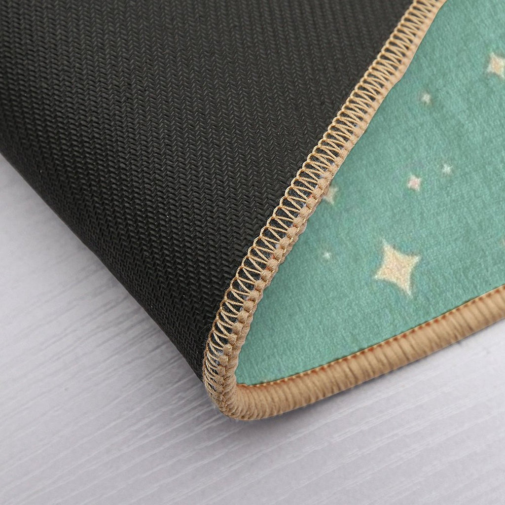 Starburst Light Blue  Eco-Friendly Bath Mat