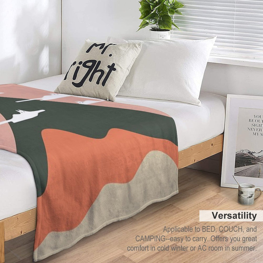 Cat Landscape 72A Durable Throw Blanket