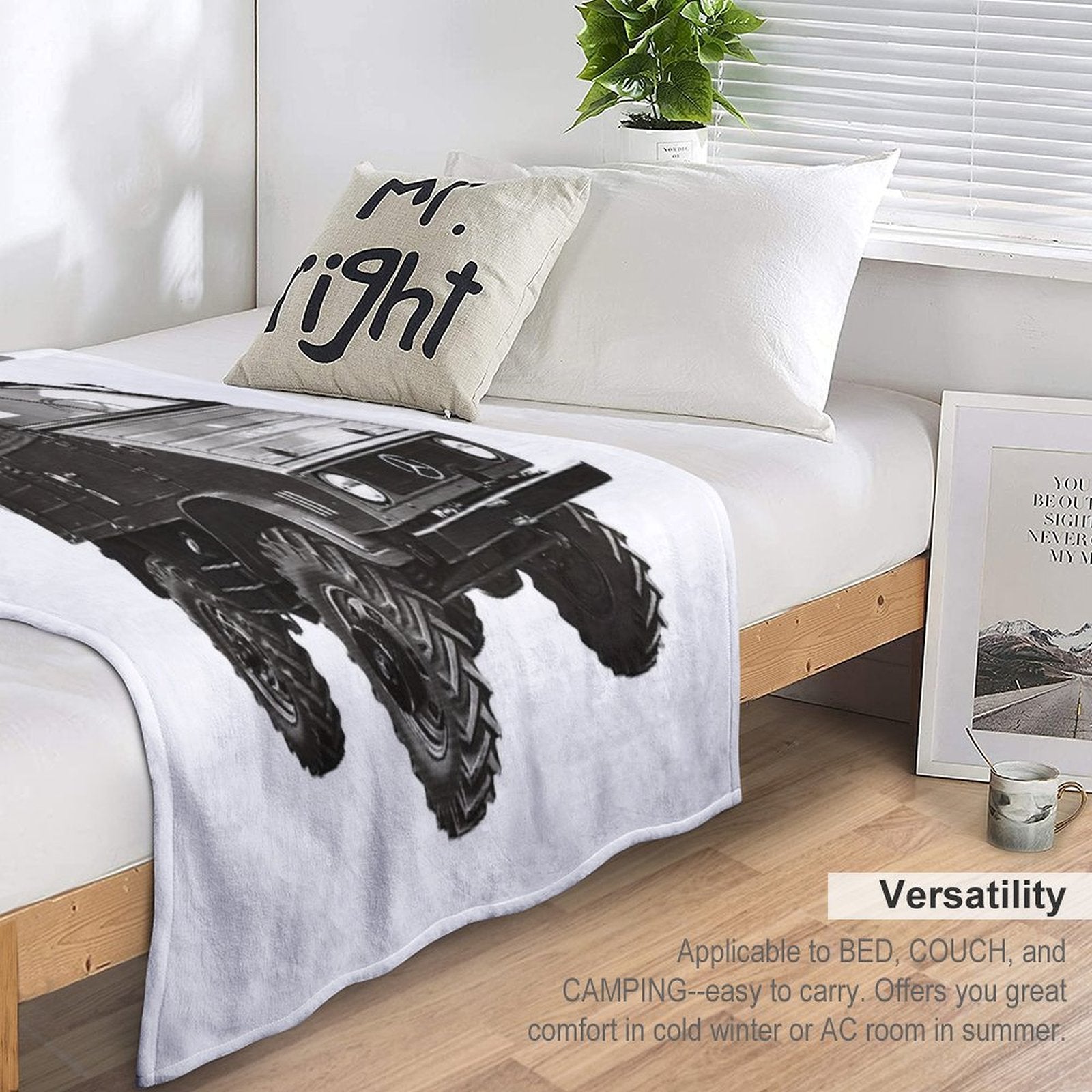 UNIMOG Oldschool Durable Throw Blanket