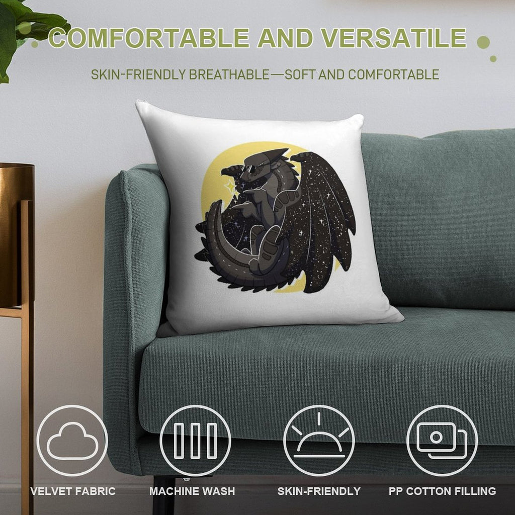 Deathbringer Soft Warmth Comfort Throw Pillow