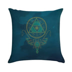 ~Blue Wisdom~ Soft Bedroom Essential Throw Pillow