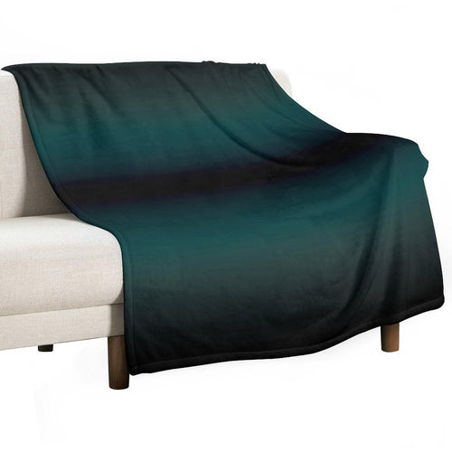 Blue Gray Haze Horizon Design Durable Throw Blanket