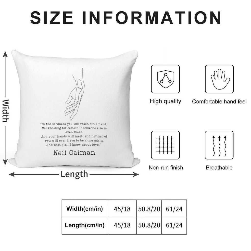 And That's All I Know About Love. Soft Warmth Comfort Throw Pillow