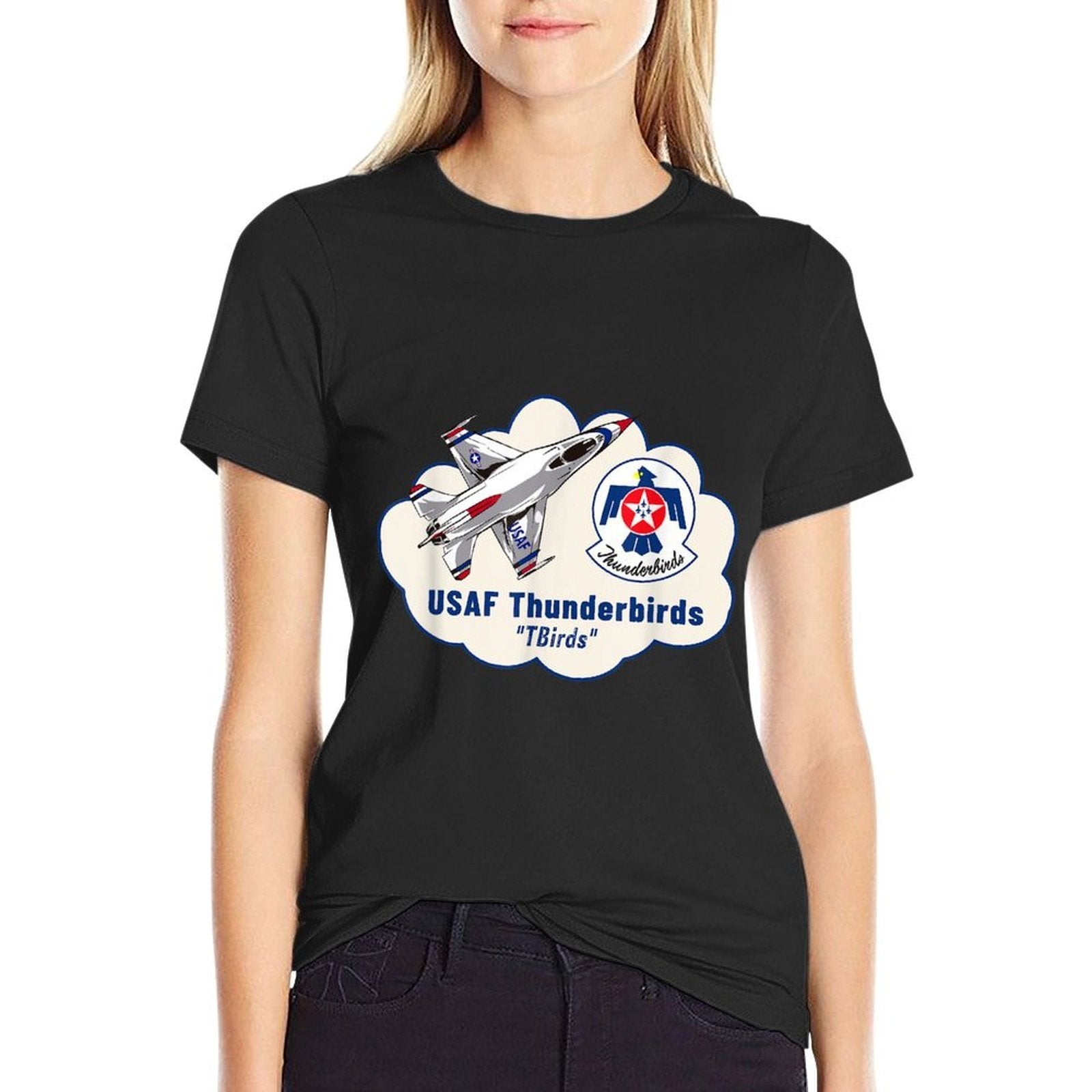 USAF Thunderbirds Air Force 57th Wing Gift  High-quality Stitching T-Shirt