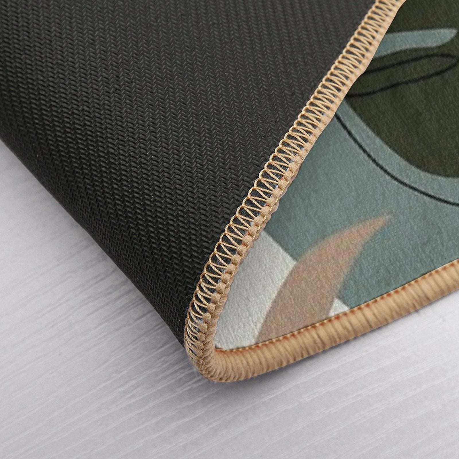 Summer Paradise Tropical Leavels  Long-Lasting Bath Mat