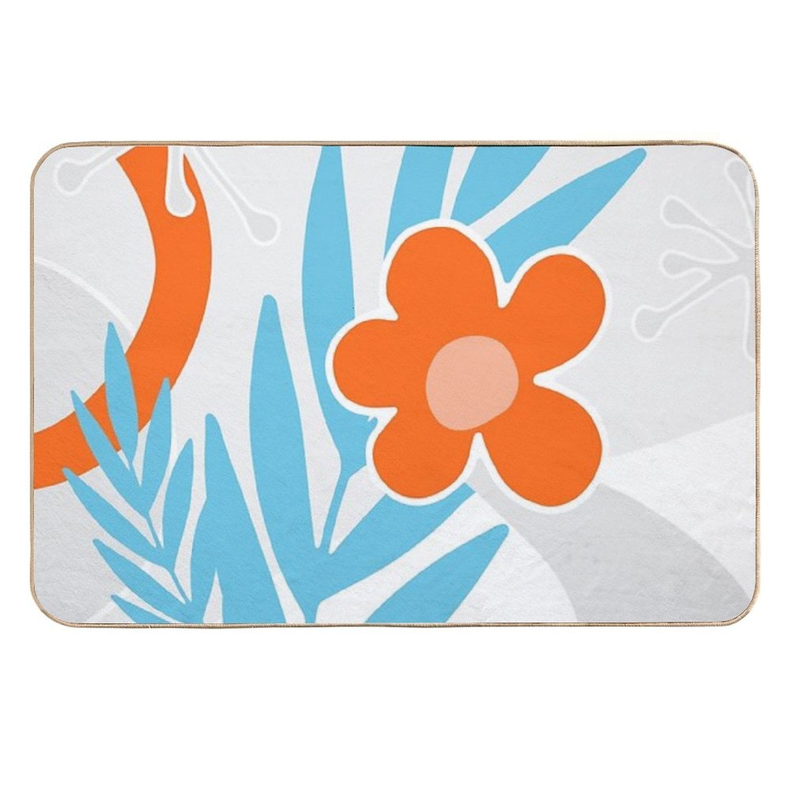 Nature Geometry 06  Multi-Purpose Bath Mat