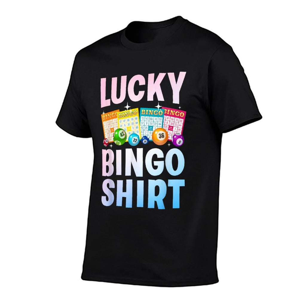 Cute Lucky Bingo Art For Men Women Game Player Bingo Lovers  Breathable T-Shirt