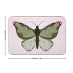 Monstera Butterfly  Anti-Trip Bath Mat