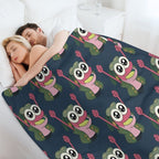 Happy Sprig  Amphibia Shrink-resistant Throw Blanket