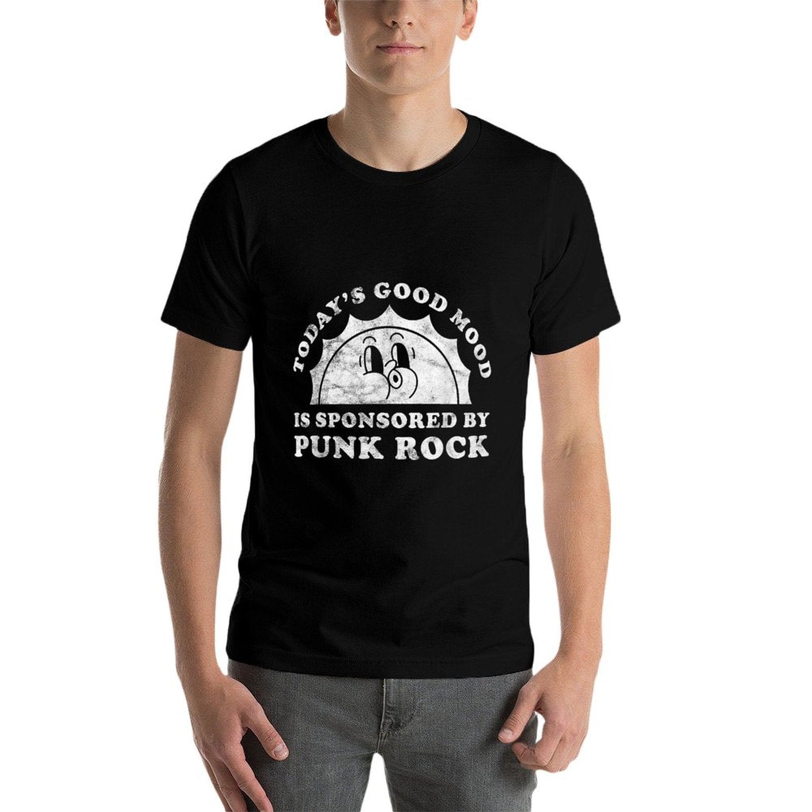 Funny Cute Retro Vintage Punk Rock  Relaxed-fit T-Shirt