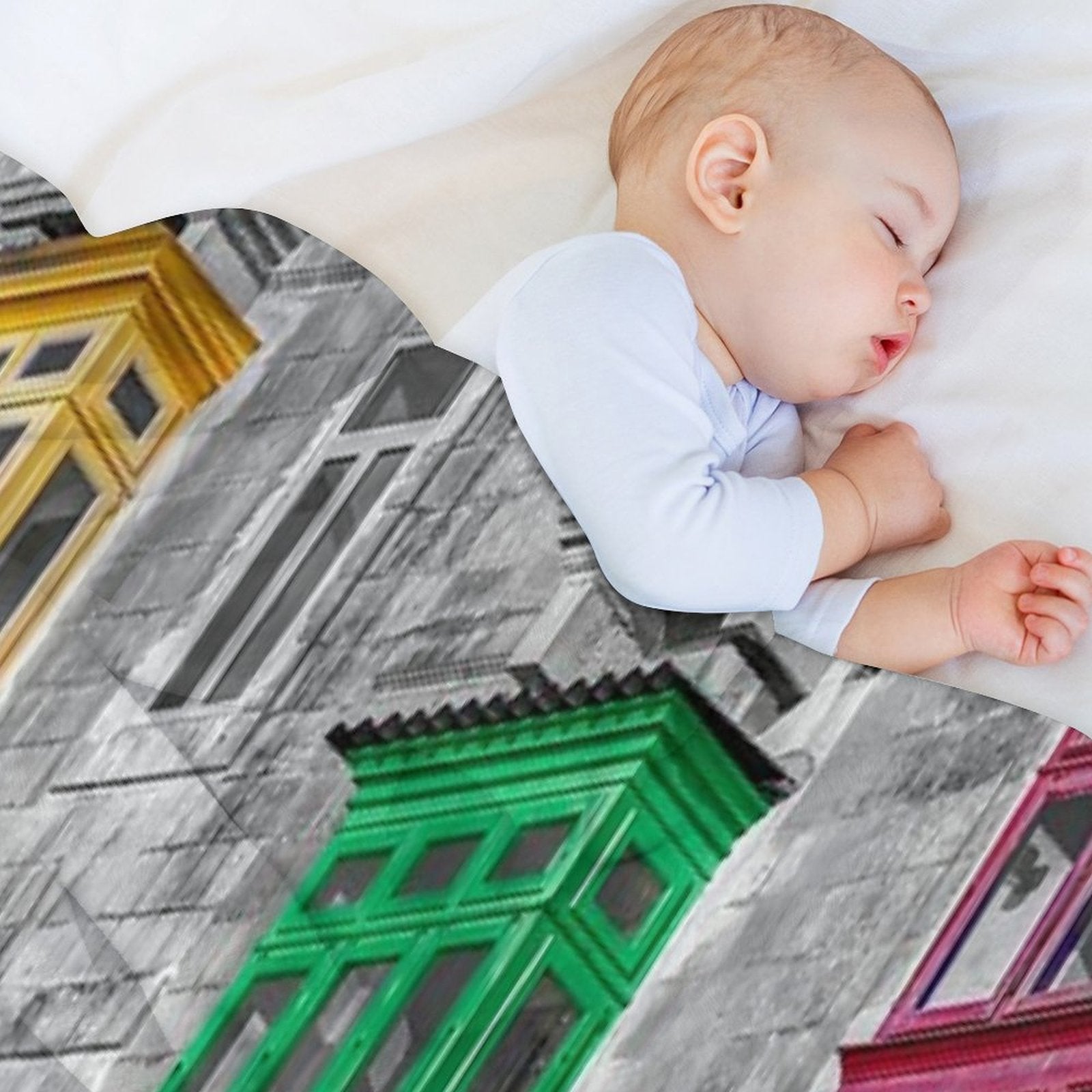 Maltese House Travel-friendly Throw Blanket