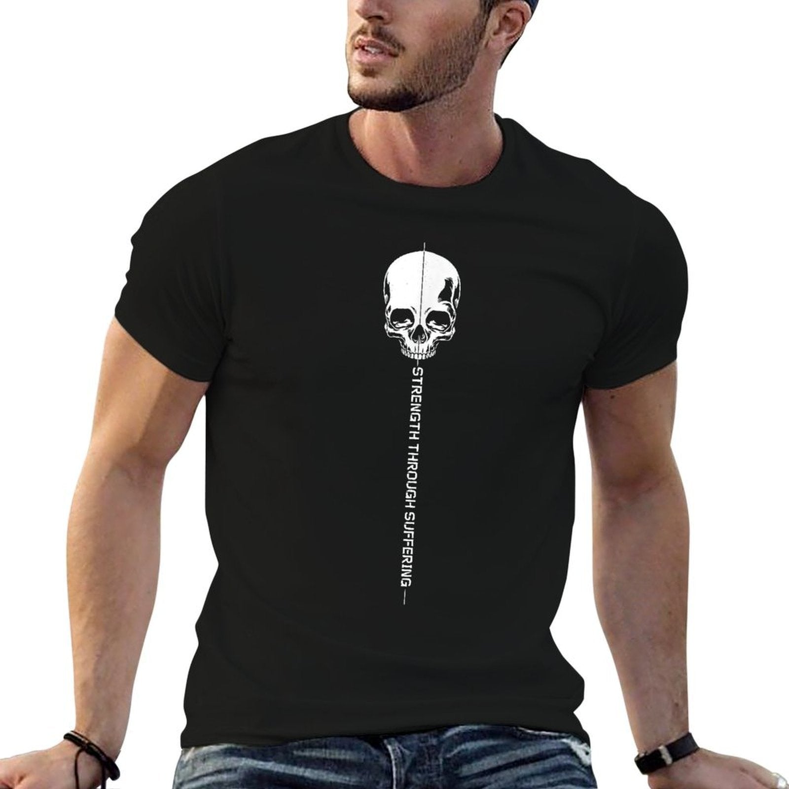 Strength Through Suffering  Moisture-wicking T-Shirt
