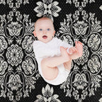 Vintage Bandana Coverlet Textile Print  Cali Boho  Bossy Cat Home Multi-functional Throw Blanket