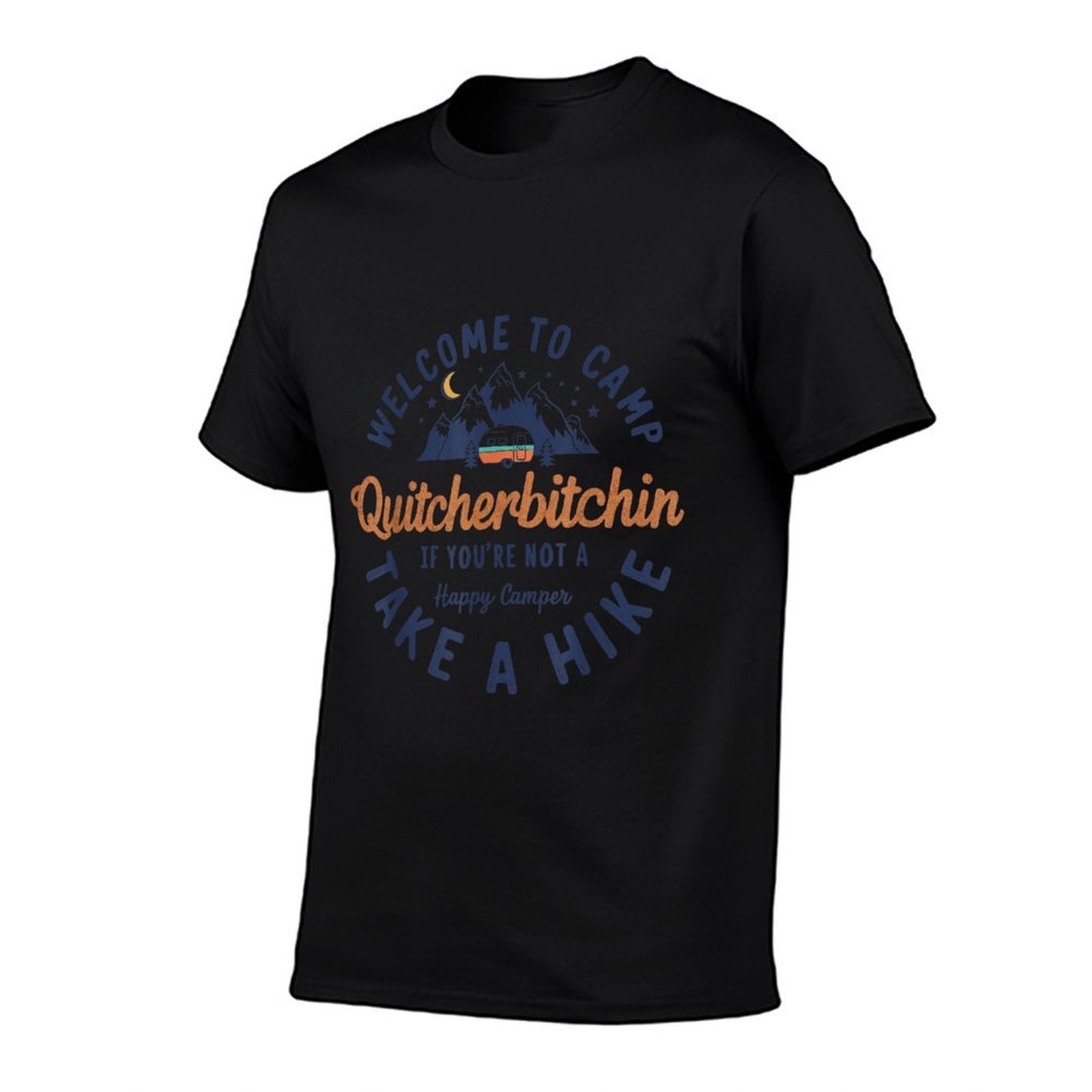 Welcome To Camp Quitcherbitchin Funny Vintage  Summer-ready Fabric T-Shirt