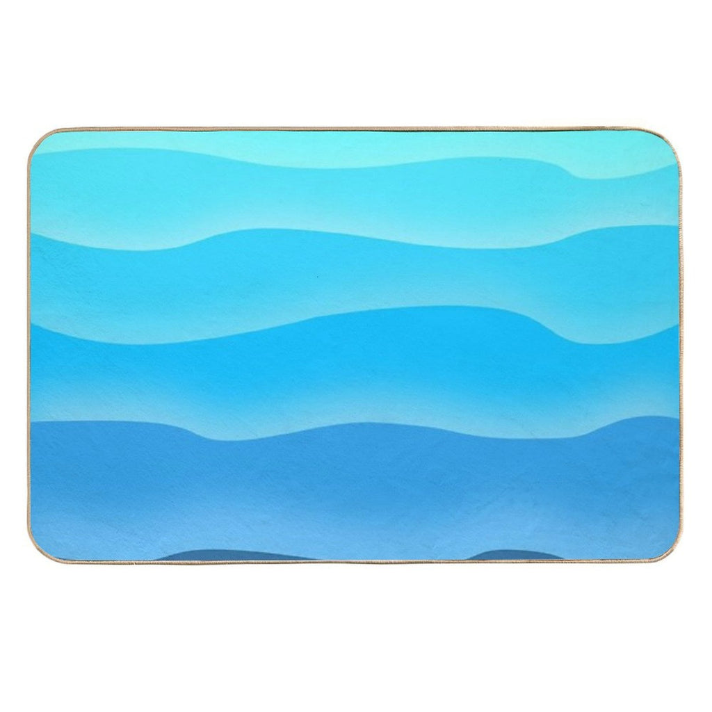 Mountain to Sea  Odorless Bath Mat