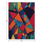 Colored Textures Series 21 Anti-pilling Throw Blanket