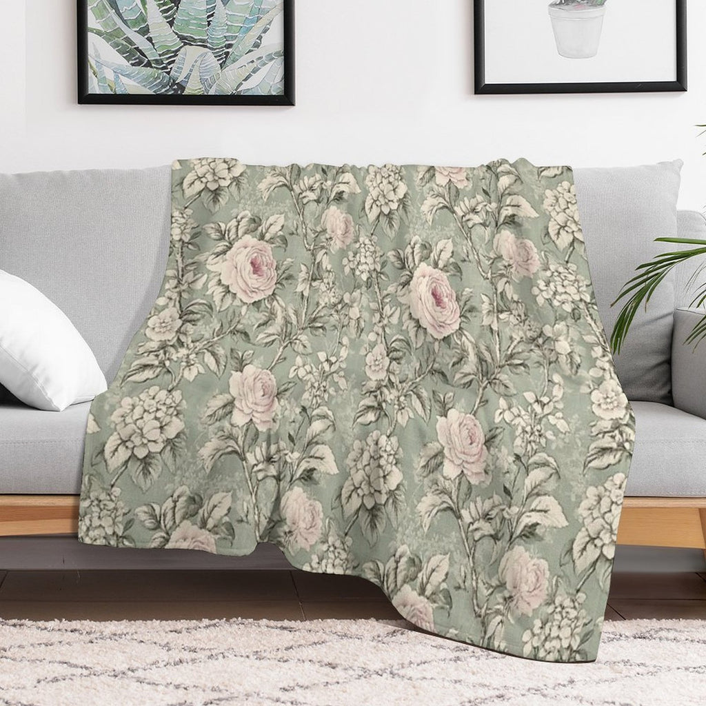 Edgy Summer Exotic Flower Arrangement India Floral For Housewarming Presents Easy Care Throw Blanket