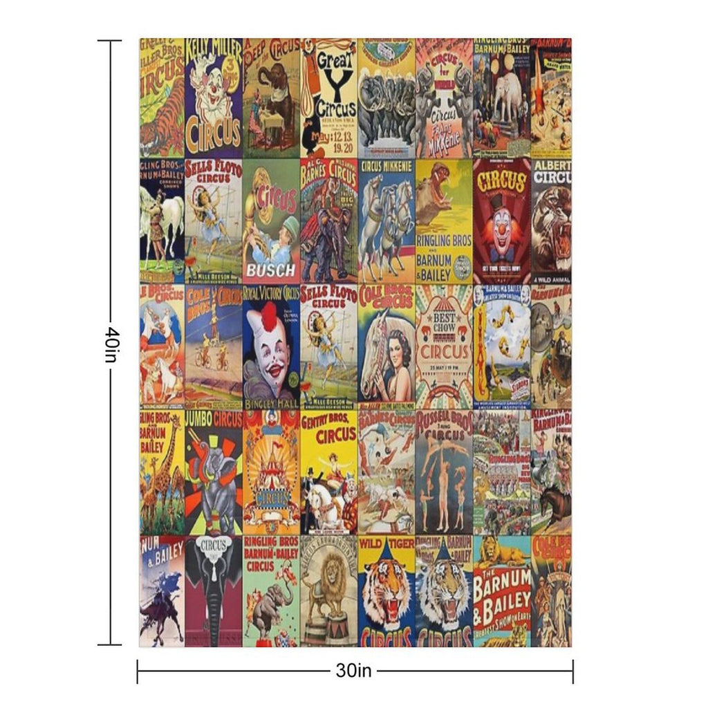 Circus Gift-ready Throw Blanket