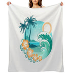 Hawaiian Island Comfort Throw Blanket