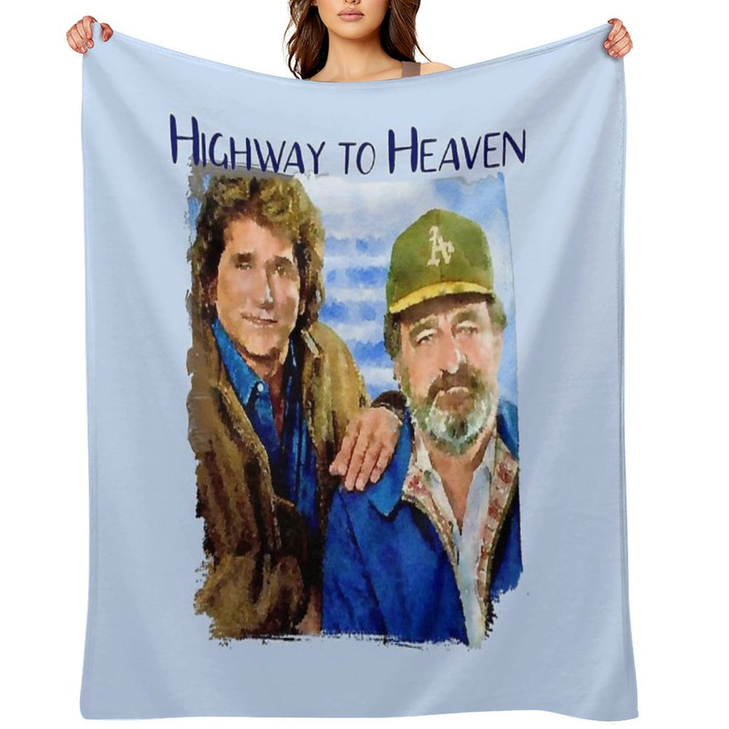 Highway to Heaven Machine-washable Throw Blanket